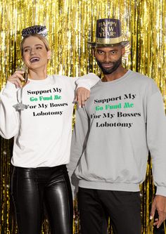 Get ready to embrace humor and fun with the Sarcastic and funny Sweatshirt.  Great shirt for that disfunctional office with a terrible boss that needs a Lobotomy.   Lobotomy Corp at your service.  You dont need to work for Lobotomy Corporation for your boss to get funded for his brain transplant.  Useful Gag Gift Secret Santa or White Elephant 💎 PREMIUM MATERIALS -- Made from a blend of 100% ring-spun cotton and polyester which offers unparalleled comfort and a lightweight feel that will keep y Boss Gag Gifts, Brain Transplant, Terrible Boss, Lobotomy Corporation, Design Sweatshirt, My Boss, Weird Shirts, Gifts For Office, Funny Sweatshirts