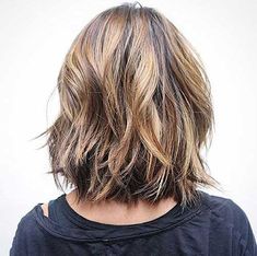 Back Of Bob Haircut, Bob Haircut Back View, Trendy We Fryzurach, Medium Hair Styles For Women, Wavy Bob Hairstyles, Long Bob Haircuts, Bohol, Long Blonde, Bob Cut