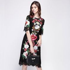 Lace Flowers Embroidery Luxury Short Sleeve Knee-length Black Dress 





 size

 US size

 bust


 waist


 hip


 length




 S

2

84 


66


114


104




 M

4-6

88 


70 


 118


105 




 L

8

92 


74 


 122


106 




 XL

10

96 


 78


 126


 107




 



Description Spring A-line Dress With Embroidered Hem, Fitted A-line Floral Dress With Embroidery, Evening Dress With Floral Embroidery And Short Sleeves, Lace Midi Dress With Floral Embroidery, Elegant Knee-length Lace Dress With Floral Embroidery, Lace A-line Dress With Floral Applique, Elegant Knee-length Floral Embroidered Lace Dress, Elegant Midi Embroidered Floral Dress, Elegant Midi-length Embroidered Floral Dress