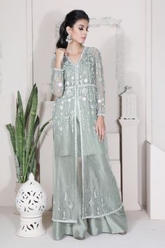 Elita | Pakistani Designer Outfit | Sarosh Salman Burkha Design, Net Jacket, Summer Mother Of The Bride Dresses, Nida Azwer, Mother Of The Bride Outfits, Luxury Pret, Pakistani Traditional, Dressing Ideas, Bridal Dresses Pakistan