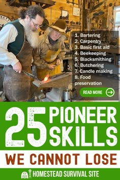 If the off-grid way of life is calling to you, you already have an adventurous spirit. However, to succeed as a self-sufficient homesteader, you also need to learn these basic pioneer skills. Our forefathers and foremothers did not consider this list to be anything other than ordinary, but knowing them will set you apart from the average American today. Here are 25 pioneer skills you need to know in order to be self-sufficient. Pioneer Skills, Home Security Ideas, Emergency Preparedness Food, Pioneer Life, Emergency Prepardness, Survival Hacks, Survival Skills Life Hacks, Living Off The Grid