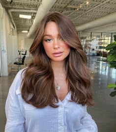 Brunette Hair Gloss, Brown Brunette Hair, Best Hair Color Ideas, The Best Hair Color, Warm Brown Hair, All Over Color, Embracing Diversity, Brown Autumn