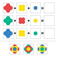 an image of the same flower pattern as shown in this worksheet for children