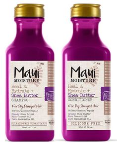 Maui Hair Products, Maui Babe Browning Lotion, Shea Butter Shampoo, Drugstore Hair Products, Maui Moisture, Curly Hair Products, Hydrating Shampoo, Best Shampoos, Dry Damaged Hair