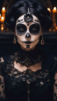 Mexican Skeleton Costume, Dia De Los Muertos Costumes For Women, Mexican Sugar Skull Art Beautiful, Katrina Makeup, Mexican Skull Makeup, Catrina Costume