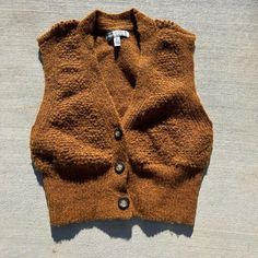 Urban Outfitters Brown Sweater Vest , Never Been Worn Brand New! Brown Sweater Vest, Cute Nike, Brown Sweater, Urban Outfitters Tops, Sweater Vest, Womens Cardigan, The Twenties, Nike Shoes, Urban Outfitters