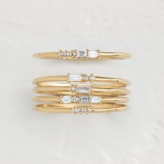 Morse Code Rings | Melanie Casey Fine Jewelry Morse Code Ring, Melanie Casey, Letter Ring, Mother Rings, Plastic Ring, Baguette Diamonds, Morse Code, Initial Ring, Moissanite Wedding Rings