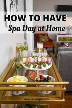 Spa Night Party, Spa In Casa, Diy Spa Treatments, Spa Day Party, Easy Menu, Perfect Playlist, Spa Food