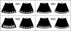 This fit-friendly Irish dance skirt is the perfect option for shows/competitions and will come in handy when your dancer is between dresses! The wrap-back style allows for an adjustable and comfortable fit. Crafted in the USA, this high-quality garment is made of black gabardine and features white embroidered crystal outlines and a Velcro closure around the back waist. Simply Prime skirts have two pleats in the front to allow for high kicks and quick movements. The skirts wrap around the back wi Mini Skort For Dance, Stretch Skort For Cheerleading, Stretch Skort For Dance, Stretch Mini Skort For Dance, Fitted Mini Skirt For Spring Dance, Fitted Skirt For Dance, Fitted Black Mini Skirt For Cheerleading, Fitted Mini Skirt For Dance, Fitted Pleated Tennis Skirt For Cheerleading