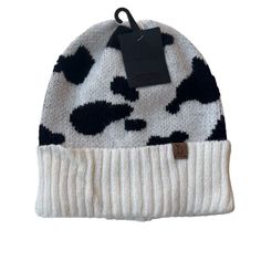 Nwt Do Everything In Love Animal Print Beanie. Trendy Warm White Beanie, Trendy White Warm Hats, Trendy Warm White Hat, Trendy Adjustable White Beanie, White Warm Beanie One Size, Warm White Beanie One Size, White Warm Beanie, White Warm Beanie One Size Fits Most, Trendy White Beanie One Size