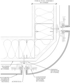 a diagram showing the different parts of a wall and floor plan for a home or office