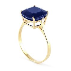 Sapphire Rococo Ring 4.83 ct in 9ct Gold Rococo Ring, Cathedral Setting, Natural Cushions, Peridot Necklace, Cushion Ring, 14k Rose Gold Ring, Precious Jewels, White Gold Necklaces, Ruby Ring