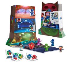 *SALES TAX NOW CHARGED ON ALL ORDERS!* ITEM IS NEW IN OPEN & DISTRESSED BOX! BOX OPENED FOR INSPECTION! ITEM IS PERFECT! Behind every door of the PJ Masks Night Time Micros Mystery HQ Box Set is a surprise! Including 12 surprises and a box that features a play area, each Mystery HQ Box Set includes seven mini figures and five stickers. Kids will love discovering each of their favorite PJ Masks characters. The perfect addition to any PJ Masks Night Time Micros playset, these PJ Masks mini figures are also fun for trading and collecting with friends. Kids will get so excited to discover if their box includes any of the show’s three newest characters: Munki-Gu, Newton Star, and Motsuki! Collect all figures for the ultimate mini-sized PJ Masks collection. Character assortment may vary. Charact Pj Masks Toys, Luna Girl, Animal Action, Friends Characters, Pixar Toys, Gift Ideas For Kids, Shopping Deals, Disney Junior, Preschool Toys