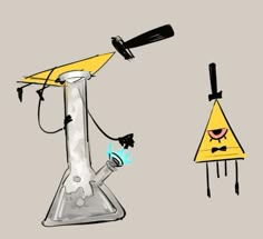 an image of a science experiment with cartoon characters