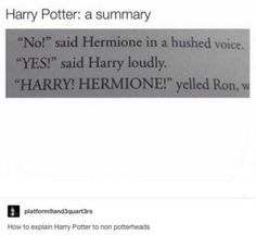 an image of harry potter on twitter with the caption'no said hermone in a hush voice