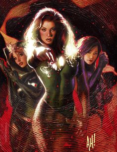 the cover to doctor strange 4, featuring two women in front of a red background