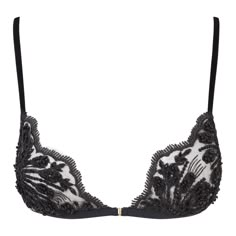 From our Onyx collection, this divinely decadent beaded bralette was designed to be seen... The delicate black beaded lace is exquisite and expertly hand sewn here in the UK. Finished with satin bound straps and a front fastening. Perfect for boudoir dressing, and undressing… Wear with a sheer shirt and our matching Onyx beaded thong. Dry clean or hand-wash only. Aesthetic Bras, Beaded Bralette, Beaded Bra, Bead Bra, Cute Bras, Black Lace Bra, Lace Body, Sheer Shirt, Fashion Unique