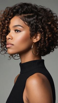 Best Techniques for Twa Haircuts 💄 Twa Haircuts, Black Women Short Haircuts, Short Haircuts For Black Women, Haircuts For Black Women, Natural Hair Short Cuts, Colored Curly Hair, Short Curly Wigs, Curly Hair Styles Easy, Texturizer On Natural Hair