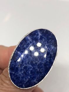 Large genuine aqua blue Lapis Lazuli Vintage ring Low content silver not sterling. Can be re sized. My jeweler charges $10-$20 All rings are shipped in a nice gift box. Check out our over a THOUSAND great reviews Engraving is $4 per letter and is not always perfect depending on the piece. It can take a few days if the jeweler is busy. This is payable to Paypal Judithsltd@gmail.com Collectible Blue Rings With Polished Finish, Blue Large Stone Ring Jewelry, Blue Jewelry Stamped 925 As Gift, Adjustable Blue Ring With Polished Finish, Blue Polished Finish Jewelry Gift, Blue Cabochon Ring For Gift, Blue Polished Jewelry As Gift, Blue Cabochon Rings As Gift, Unique Blue Rings For Gifts