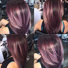 Colour Hair, Ombré Hair, Hair Color Purple, Amazing Hair, Hair Colours, Ombre Hair Color, Hair Color And Cut, Hair Coloring, Cool Hair Color