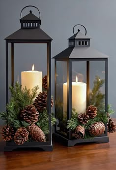 15 Enchanting Christmas Decor Ideas for Your Living Space – Cabin Nook Ideas Decoracion Navidad, Christmas Coffee Table Decor, Lantern Christmas, Country Christmas Decorations, Christmas Lanterns