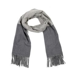 "Get this Glitzhome® 75\" Gray Scarf with Tassels at Michaels. com. With soft cashmere-like feel, our scarf will lay comfortably on your shoulder, giving warmth to your neck. Add a dashing new attire to your wardrobe collections. With soft cashmere-like feel, our scarf will lay comfortably on your shoulder, giving warmth to your neck. This silky-smooth scarf can be used as a shawl, scarf, wrap, beach cover up, hijab or small blanket to let you fashion anywhere. Details: Oversized gray scarf 74.8 Scarf With Tassels, Small Blanket, Small Blankets, Grey Scarf, Shawl Scarf, Beach Covers, Winter Scarf, Scarf Wrap, Apparel Accessories