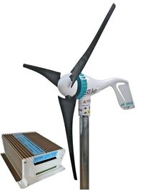 an image of a wind turbine and box