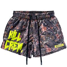 MUAY THAI SHORTS (MID THIGH CUT) - CAMO / GREEN Khaki Cotton Sports Shorts, Camouflage Cotton Shorts For Outdoor, Outdoor Camouflage Bottoms With Built-in Shorts, Camouflage Short Length Bottoms For Outdoor, Summer Camouflage Shorts For Outdoor, Camouflage Outdoor Shorts For Summer, Camouflage Shorts For Outdoor Summer Activities, Summer Outdoor Camouflage Shorts, Camouflage Outdoor Summer Shorts