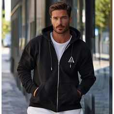 Fabric:Cotton Blend; Sleeve Length:Long Sleeve; Gender:Men's; Style:Sportswear,Casual,Graphic; Fit Type:Loose Fit; Pattern:Graphic,Geometric; Neckline:Hooded; Brand:Ador; Sports Clothing Sub Category:Zip Up Hoodies; Front page:FF; Listing Date:05/03/2024 Sportswear Hooded Jacket For Fall, Fall Sportswear Hoodie Jacket, Fall Sportswear Hooded Jacket, Hooded Sportswear Outerwear With Letter Print, Hooded Letter Print Sportswear Outerwear, Fall Sportswear Hooded Hoodie, Casual Hooded Winter Activewear, Hooded Fleece Activewear For Winter, Winter Hooded Fleece Activewear