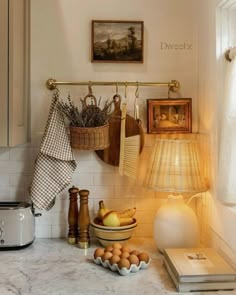 Bathroom Brass, Pan Rack, Brass Pot, Nancy Meyers, Pot Rack, Cozy Kitchen, Cottage Kitchen, Decoration Inspiration, Kitchen Inspo