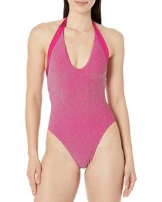 Trina Turk Cosmos Plunge One-Piece | 6pm One Piece Women, Plunging One Piece Swimsuit, Trina Turk, Swimwear Collection, Discount Shoes, Plunging Neckline, A Smile, Cosmos, One Piece Swimsuit