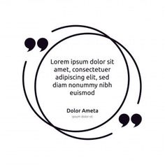 a quote from dolor ameta on the theme of an abstract circle with black dots