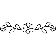 a line drawing of flowers on a white background