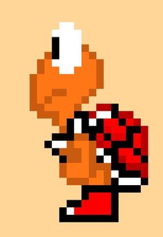 an old school pixel art style image of a boxing glove