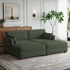 The whole modular sectional sofa has exquisite square armrest and backrest with a crisp design and broad double lines. Soft cushions and high-quality premium spring pack create a perfect seating experience. Couch With Ottoman, Modular Couch, Modular Sectional Sofa, Sectional Sofas, Small Pillows, Modular Sectional, Chaise Sofa, Living Room Seating, Online Furniture Stores