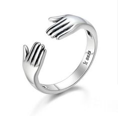 Double Layer Give Me A Hug Hand Open Finger Rings for Women,100% 925 Sterling Silver Ring, Fits to all Pandora Jewelry Diy, Free Shipping, Material : Sterling Silver FREE SHIPPING FREE SHIPPING FREE SHIPPING Item specifics Item Type: Rings Fine or Fashion: Fashion Occasion: Party Surface Width: 4mm Setting Type: Tension Setting Style: Trendy Gender: Women Metals Type: Silver Rings Type: Wedding Bands Shape\pattern: Figure Material: Cubic Zirconia Material: 925 Sterling Silver Occasion: Wedding, Give Me A Hug, Ocean Ring, Sea Life Jewelry, Ring Der O, Hand Ring, Finger Rings, A Hug, Mua Sắm, Open Ring