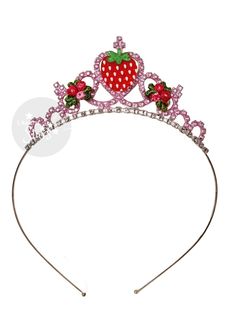 Brabus Strawberry Crown First 1st Birthday Tiara Headband, Berry First, Sweet One, Customize ANY Age Number, Outfit, Cake Smash, Photo Prop - Etsy Ruffle Outfit, Birthday Tiara, Tiara Headband, Headband Tiara, Cake Smash, Photo Prop, Party Hats, Photo Props, Tiara