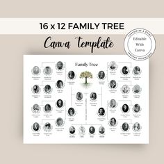 the family tree can be used as a poster