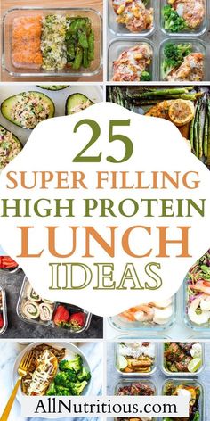 25 super filling high protein lunch ideas