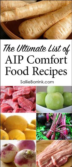 The Ultimate List of AIP Comfort Food Recipes Aip Recipes Autoimmune Protocol, Autoimmune Diet Recipes, Aip Diet Recipes, Autoimmune Protocol Diet, Aip Breakfast, Autoimmune Paleo Diet, Autoimmune Recipes, Autoimmune Paleo Recipes, Aip Paleo Recipes