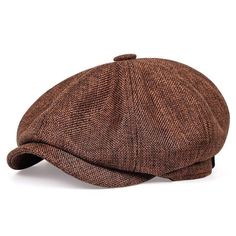 Fan of Peaky Blinders? This Arthur Shelby Beret is Perfect for You! Wearing it will instantly add charisma and elegance to your style. Material: Polyester Size (Head Circumference): 56-60 cm Style: Flat Cap Gender: Men Comfortable and Durable This beret, inspired by Arthur Shelby from the iconic series Peaky Blinders, is more than just headwear. Made from cotton and featuring thermoregulating properties, it keeps you protected from harsh sunlight in summer and biting cold in winter. On top of that, this stunning beret makes an excellent gift for a friend or family member. So don't wait--grab this masterpiece before it slips through your fingers! Winter Visor Beret, Winter Brown Flat Bill Baseball Cap, Casual Baseball Cap For Fall, Retro Brown Flat Cap Baseball Cap, Paperboy Cap, Newsboy Cap Men, Baker Boy Cap, Mens Hats Fashion, Hippie Top