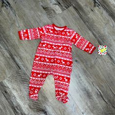 Nwt Little Me Christmas Onsie Size 3 Months Zips Up From Foot To Neck With Red Zipper Came With A Hat But Hat Came Off And No Longer Available Red Onesie For Playtime In Winter, Red Onesie For Winter Holiday, Playful Red Christmas Tops, Holiday Long Sleeve Onesie, Winter Holiday Long Sleeve Onesie, Long Sleeve Holiday Onesie, Red Holiday Onesie For Winter, Red Winter Onesie For Playtime, Playful Christmas Onesie For Holiday