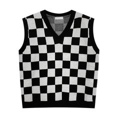 Brand Name: poberlagalsPattern Type: PlaidClothing Length: RegularMaterial: AcrylicCollar: V-NeckOrigin: CN(Origin)Season: WinterSleeve Length(cm): SleevelessSleeve Style: RegularThickness: Thick （Winter)Style: CasualPattern: Loose-fittingAge: Ages 16-28 Years OldPercentage of Material: 95% aboveGender: WOMENYarn Thickness: Fine yarnMaterial Composition: Acrylic Houndstooth Vest, Knitted Vest, Blue Khakis, Fine Yarn, Hot Dress, Knitting Women, Blouse Length, Knit Vest, Season Winter