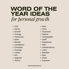 The Ultimate List: 420+ Word Of The Year Ideas (2025) Ins And Outs For 2025, 2025 Word Of The Year, 2025 Ins And Outs, Ins And Outs For 2024, 2025 Journal, Ways To Stay Organized, New Year Wish