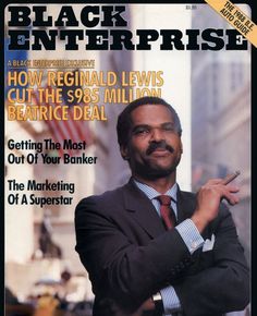 a man in a suit and tie on the cover of black enterprise magazine, with his arms crossed