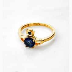 Vivienne Westwood Reina Petite Ring Vivienne Westwood Gold Petite Reina Ring Ring In Gold-Tone Sterling Silver. Cubic Zirconia In Navy At Face. Supplier Color: Gold/Montana Dark Blue Jewels Around Size 7 It Was Hard To Get A Good Picture Of It But It’s So Cute 9/10 Condition Comes With Box Dust Bag And Gift Bag Purchased At Authorized Vivienne Westwood Reseller In Japan Vivienne Westwood Ring, Vintage Vivienne Westwood, Vivienne Westwood Jewelry, Vivienne Westwood Jewellery, Petite Ring, Ring Blue, Hard To Get, Blue Rings, Ring Vintage