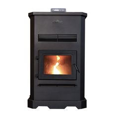 a wood burning stove on a white background