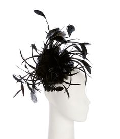 From Anna & Ava&#x2C; this fascinator features:100% featherHeadband approx. 14" lengthApprox. 14" x 5"Imported. Mrs Peacock, Black Fascinator, Feather Fascinator, Feather Fascinators, Feather Headband, Trendy Accessories, Dillard's, Fascinator, That Look