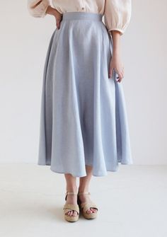 Half Circle Linen Skirt EMILIA Ankle Length Skirt for Woman - Etsy Summer Linen Voluminous Maxi Skirt, Voluminous Linen Maxi Skirt For Summer, Summer Voluminous Linen Maxi Skirt, Spring Linen Flared Skirt, Linen A-line Pleated Skirt, Spring Linen Full Skirt, Linen Full Skirt With Lining, Linen Flared Skirt For Spring, Long Linen Relaxed Skirt