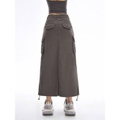 Introducing Our Latest Arrival Elevate your summer wardrobe with our New Cargo Long Skirt – a perfect blend of comfort, style, and versatility. This casual drawstring skirt with pockets is designed for the modern woman who values both fashion and functionality. Key Features Empire Waistline for a flattering fit Mid-Calf Length – the ideal balance of modesty and trendiness No-Nonsense Decoration – embrace simplicity with a clean look A-Line Silhouette for a graceful and timeless appeal Solid Pattern Type – a wardrobe staple that pairs effortlessly Crafted from a blend of Cotton and Polyester for ultimate comfort Non-Stretch Elasticity for a structured and reliable fit Regular Fit – providing comfort without compromising style When to Wear This high-waisted skirt is your go-to choice for cas Casual High Waist Cargo Skirt For Fall, Casual High-waist Cargo Skirt For Fall, Trendy High-waist Cargo Skirt, Versatile Cotton Lined Skirt Bottoms, Summer Skirt With Pockets In Relaxed Fit, Versatile Cotton Lined Skirt, Summer Skirt With Pockets And Relaxed Fit, Trendy Long Cotton Skirt, Trendy Drawstring Skirt For Spring